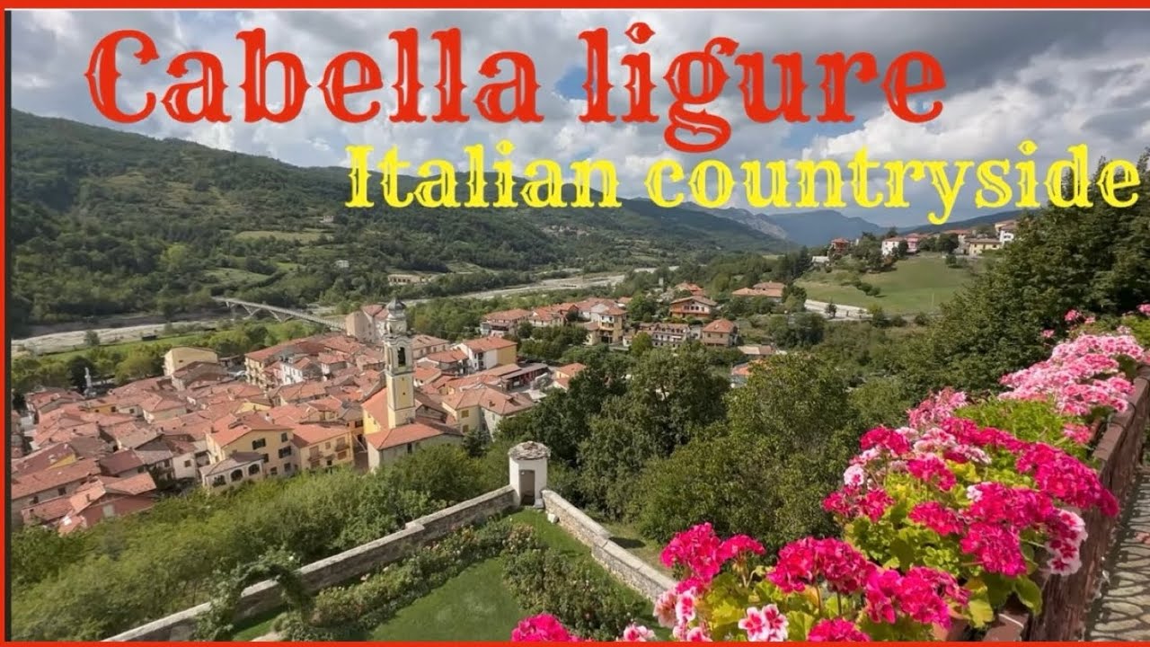 Cabella Ligure, Italian countryside. Walk video,(Relaxing Video)