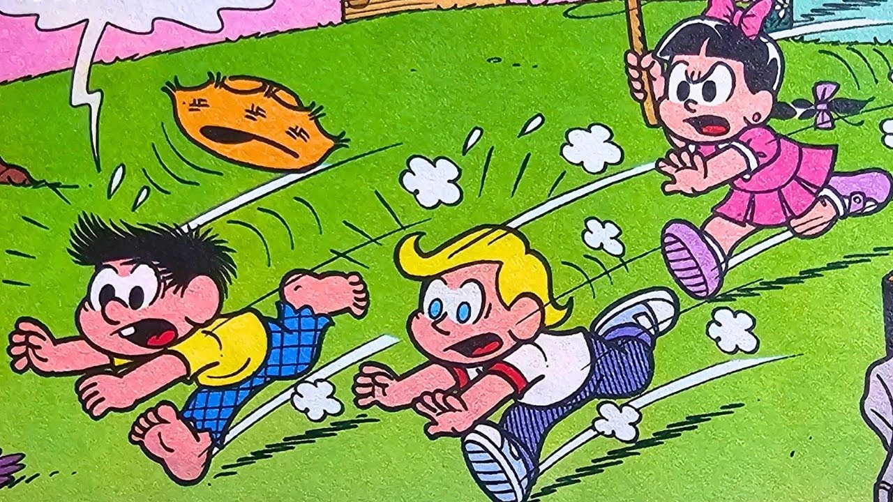 Chico Bento e Rosinha! Gibi da Turma da Mônica - Quadrinhos da Turma - Histórias Gibis Dublados