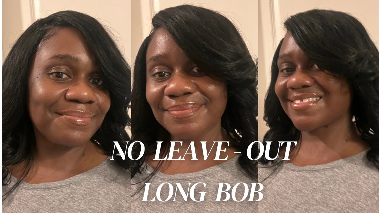 No Leave-Out Quickweave ✨ Side Part Long Bob | Reusing Amazon Bundles