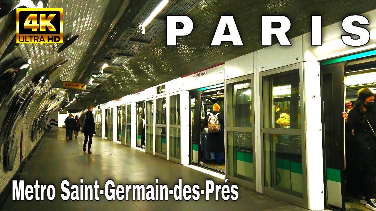 🇫🇷Paris Metro Station - Saint Germain des Pr&eacute;s Line 4