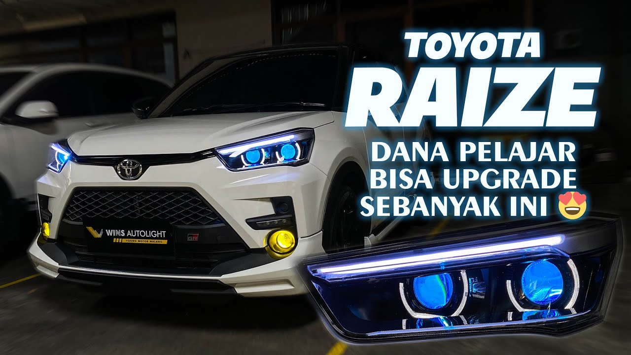 CUSTOM HEADLAMP TOYOTA RAIZE PAKET KOMPLIT GANTENG