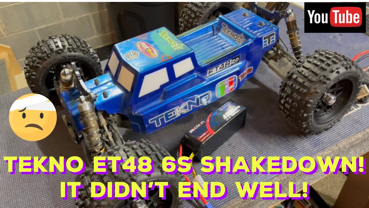 Tekno ET48 2.0 6S Shakedown Run!!