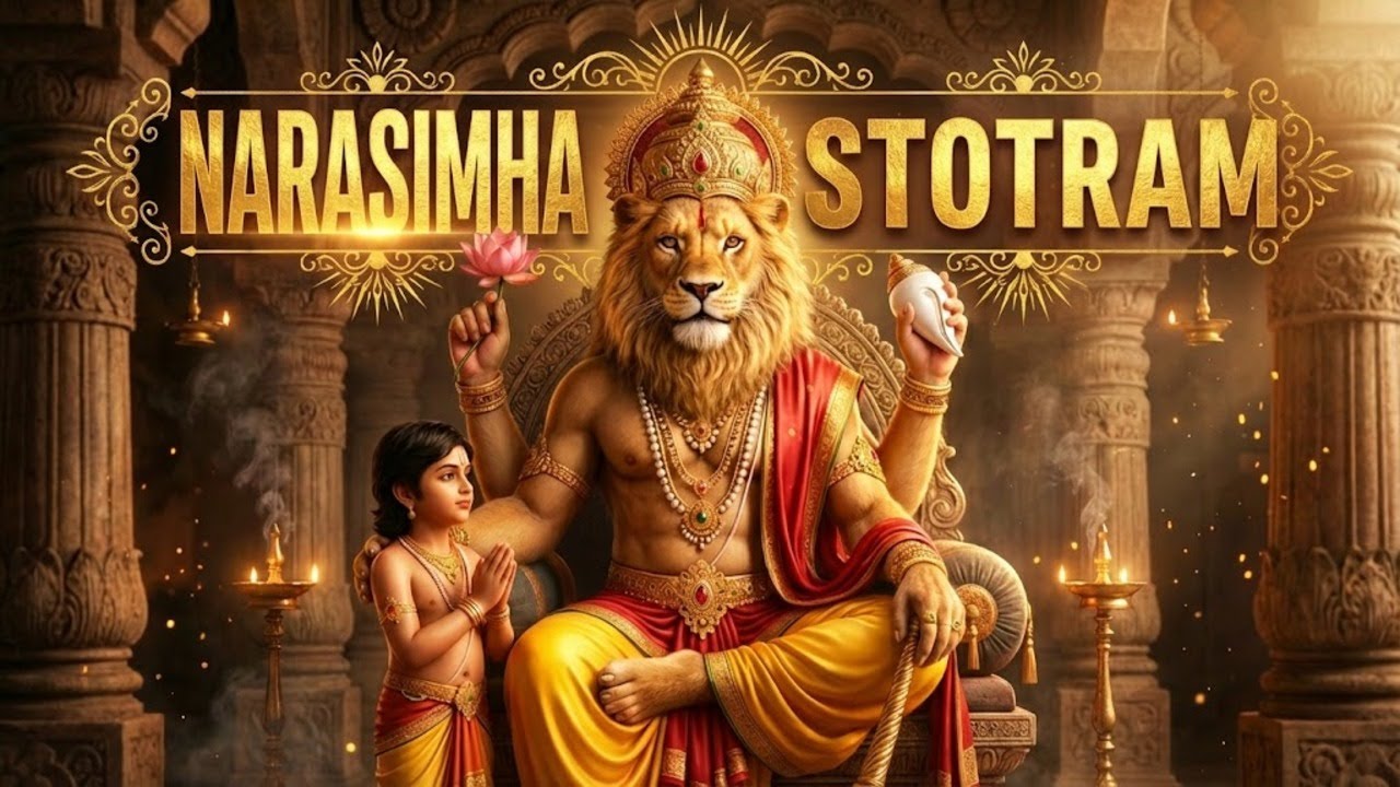 Sri Nrisimha Kavacham (Prahlada Kritam) | Powerful Mantra for Protection