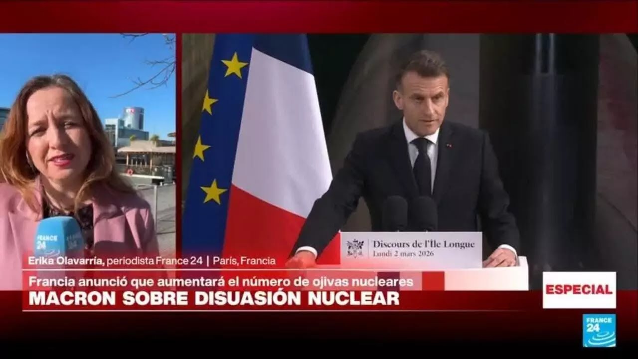 Informe desde París: Macron anuncia incremento del número de sus ojivas nucleares • FRANCE 24