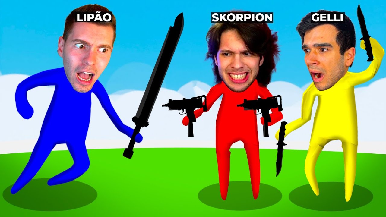OS AMIGOS DA ZOEIRA no Super Smash (Lipão, Skorpion e Gelli)