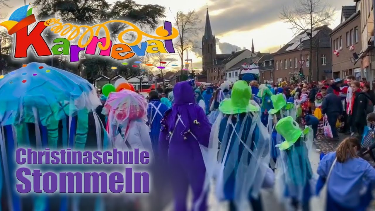 Christinaschule im Karnevalszug in Stommeln