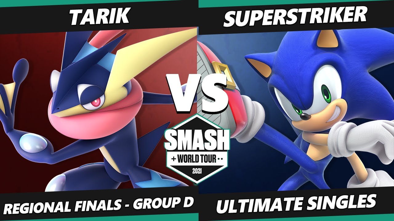 SWT EU RF Group D - Tarik (Greninja) Vs. SuperStriker (Sonic) SSBU Ultimate Tournament