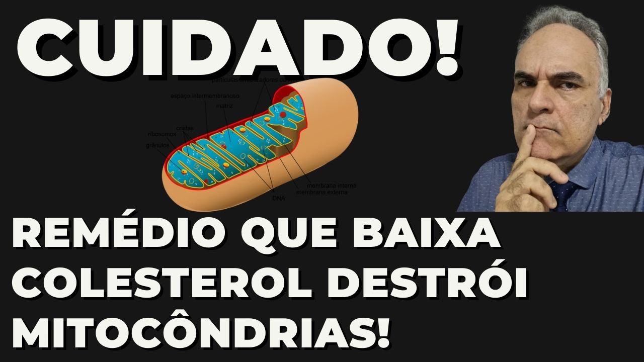 Rem&eacute;dio para baixar colesterol destr&oacute;i as mitoc&ocirc;ndrias! Grav&iacute;ssimo!