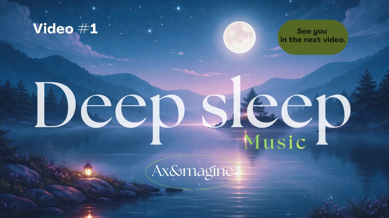 Noche Tranquila junto al Lago. Música Relajante para dormir. Sonido de ambiente.