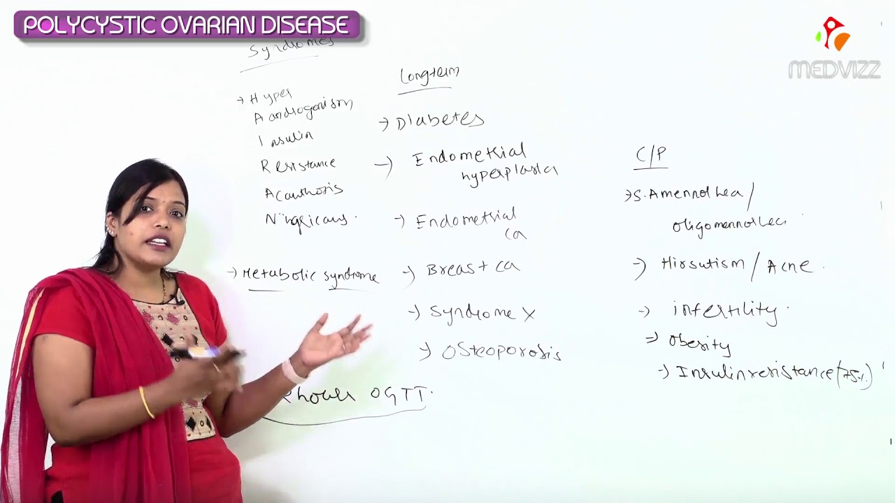 Polycystic ovary syndrome (PCOS) Part-2 - OBG / GYNE for Fmge and Neet pg by Dr Ramya sree