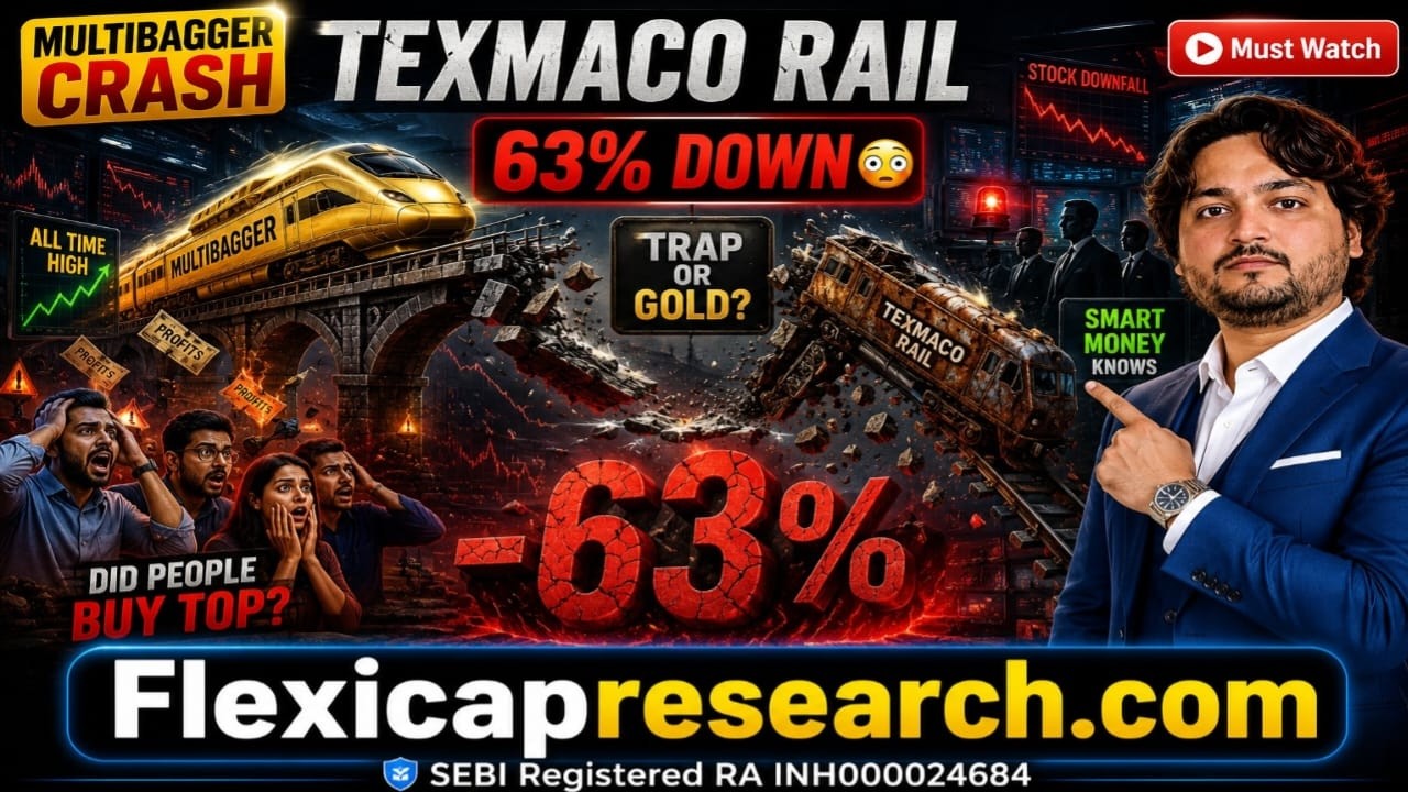 Railway Sector Ka Hidden Trap or Opportunity? Texmaco Rail Analysis 63% down 😳
