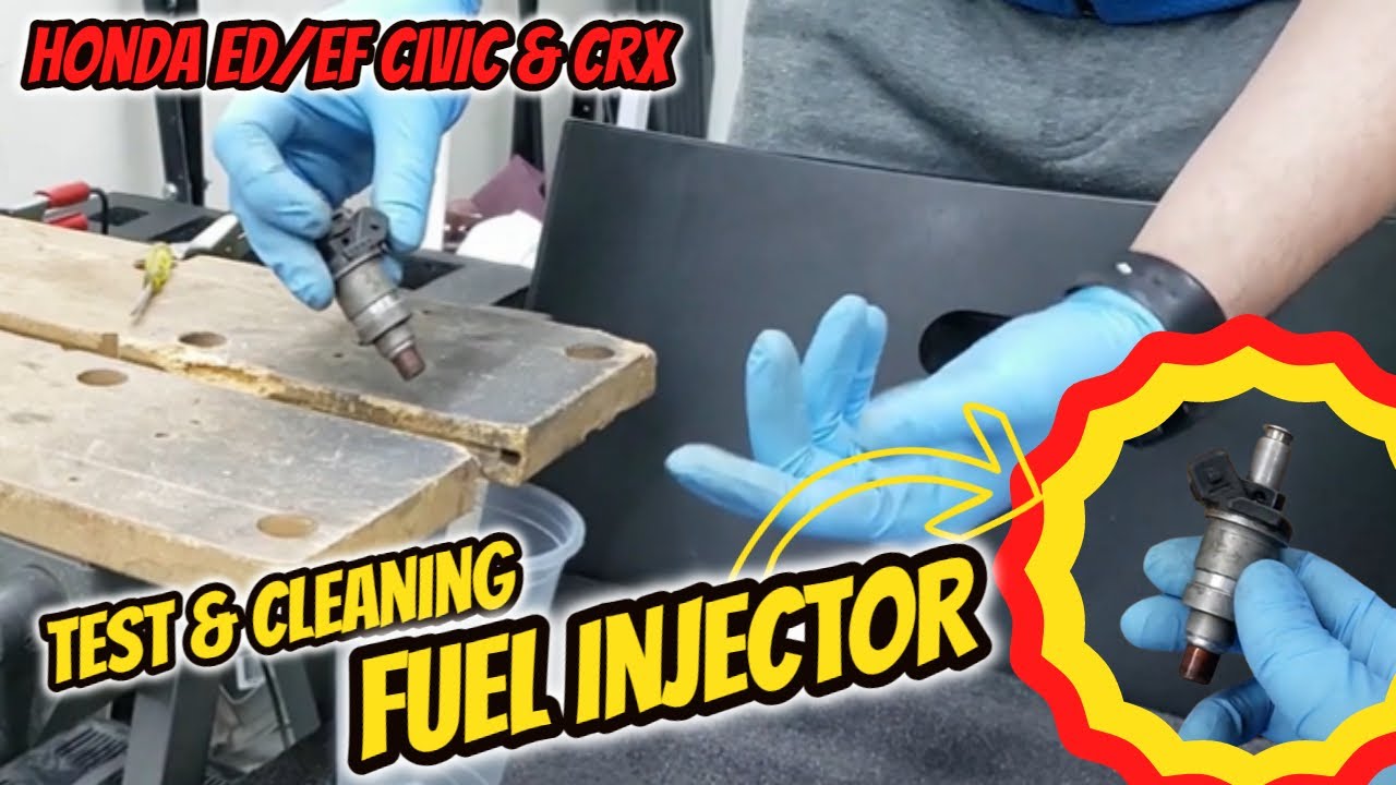 || HONDA EF9/ED7 88-91 CIVIC & CRX || How to Clean and Test FUEL INJECTORS👌