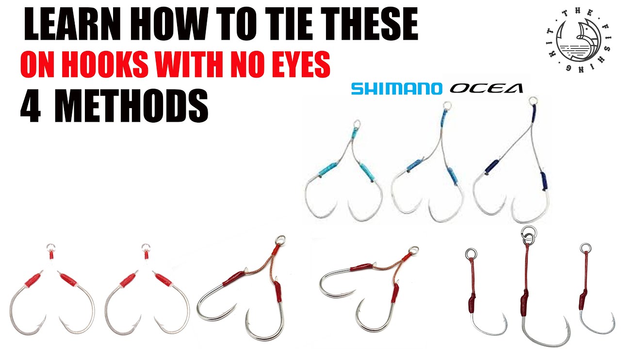 HOW TO TIE ASSIST HOOKS ON SPADE HEADED HOOKS