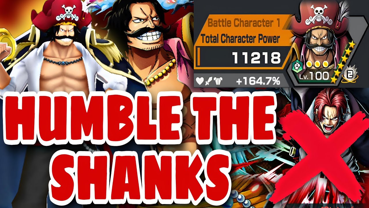 GOL D. ROGER 👑 HUMBLING KAMUSARI SHANKS 😤 | One Piece Bounty Rush OPBR SS League Battle