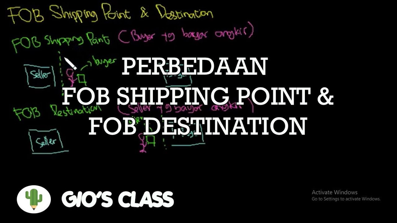 Perbedaan FOB Shipping Point & FOB Destination