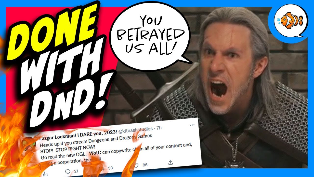 They're DONE with DnD! WotC Infuriates Dungeons & Dragons Players with New OGL!