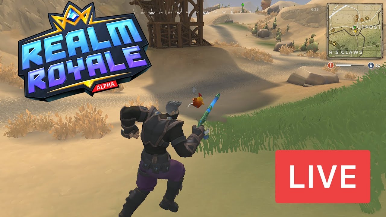PLAYING WITH YOUTUBERS! - Realm Royale Livestream