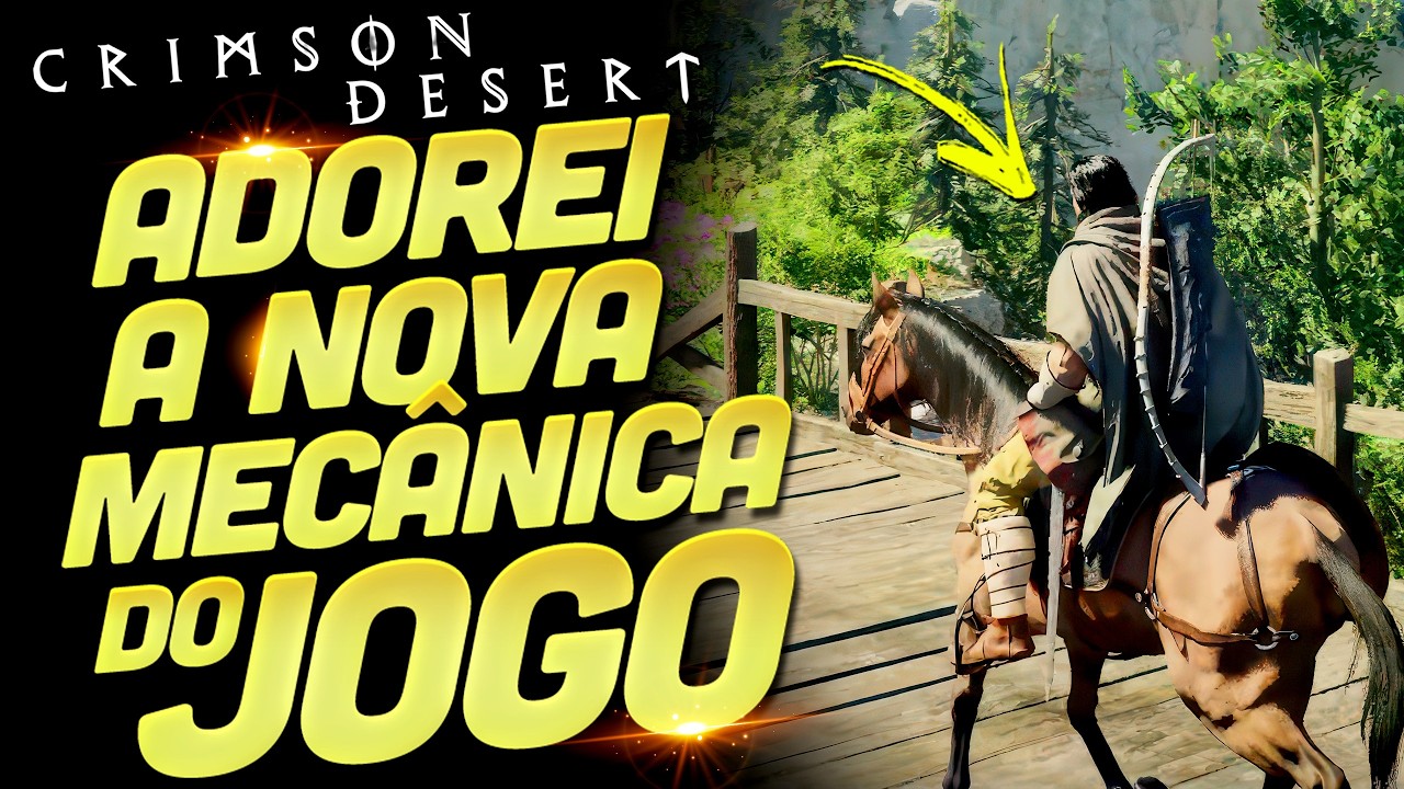 EU ADOREI ESSA NOVA MECÂNICA REVELADA EM CRIMSON DESERT!!! ISSO VAI FACILITAR DEMAIS, NÃO ACHA?