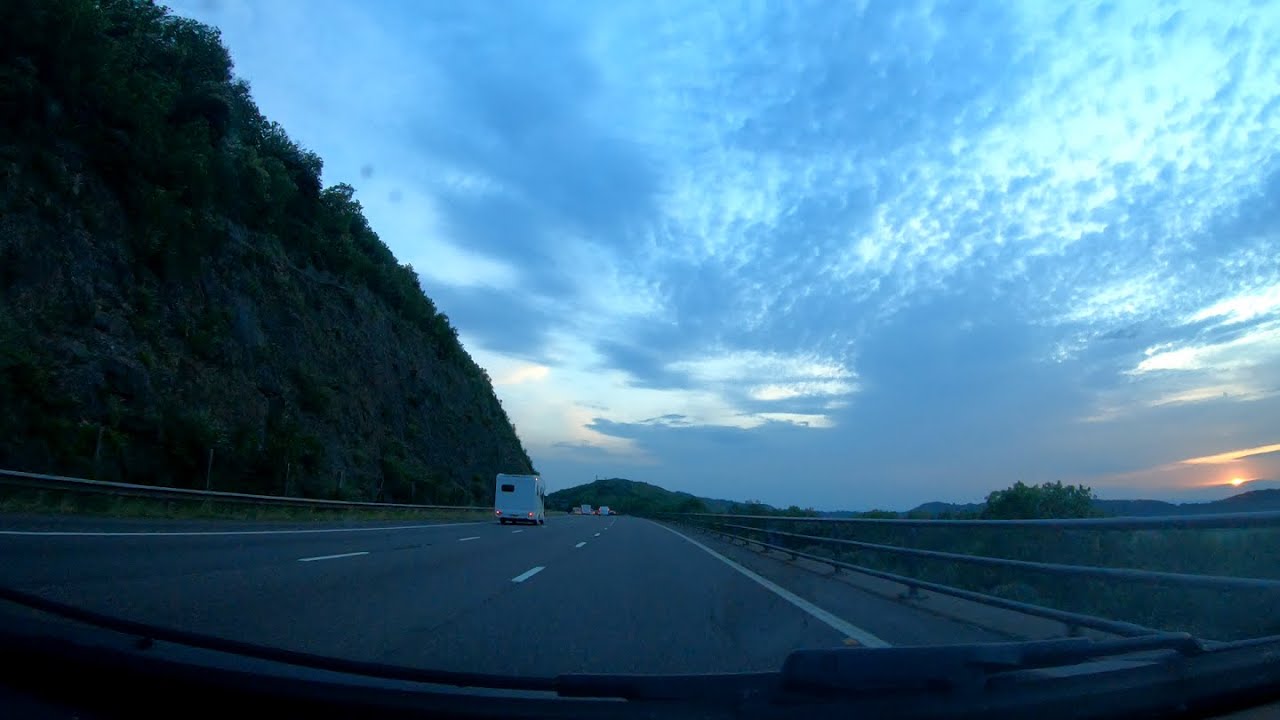 Driving Into The Night | Bristol to Taunton in 2 Minutes | 4K Timewarp | GoPro Hero 7