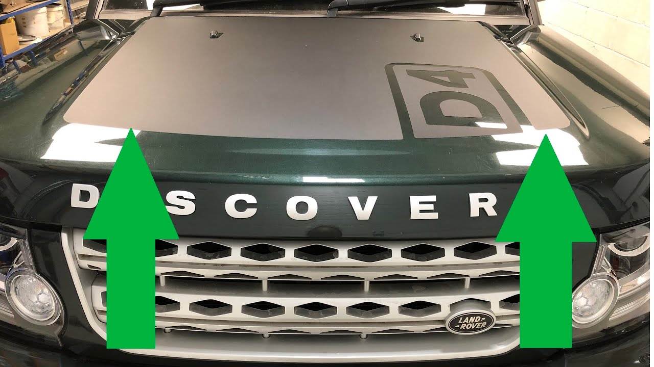 Land Rover Discovery 4 / 3 Bonnet / Hood Decal Fitting Demo