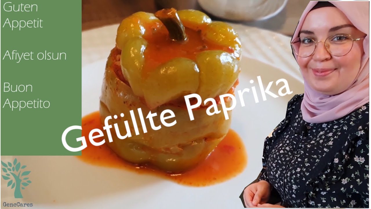 Gefüllte Paprika | Vegan und gesund | Super lecker und schnell zubereitet | GencCares 2020