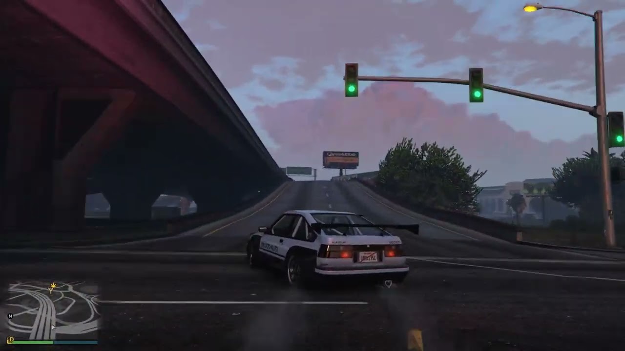 juice wrld - man of the year (slowed and reverb) GTA Drifting