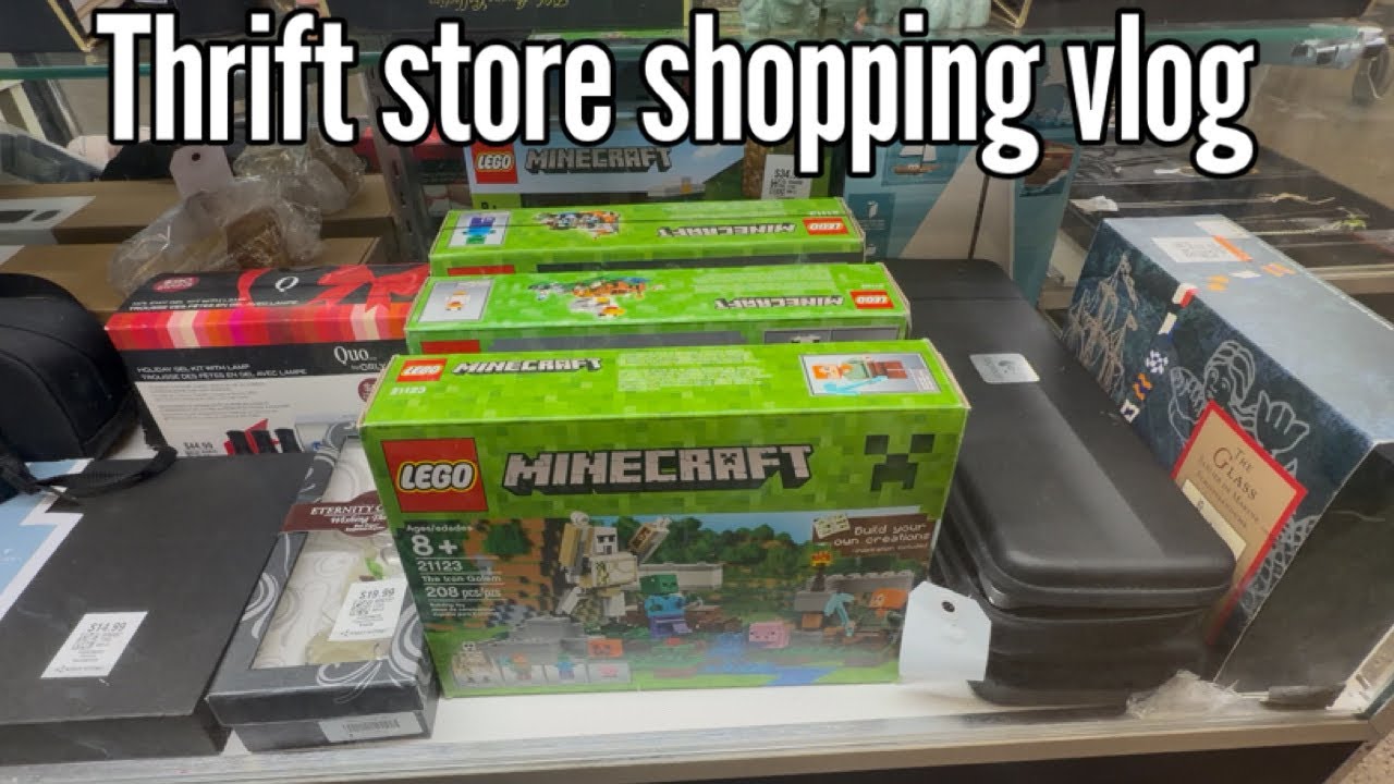 Поиски конструктора Lego в комиссионном магазине.