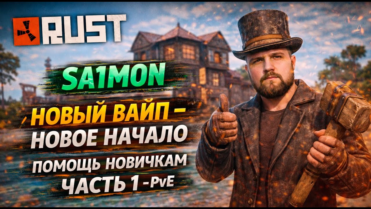 НОВЫЙ ВАЙП - ГЛОБАЛЬНОЕ ОБНОВЛЕНИЕ СЕРВЕРА - ПОМОГАЕМ НОВИЧКАМ - КАЙФУЕМ | Evolution PvE Rust