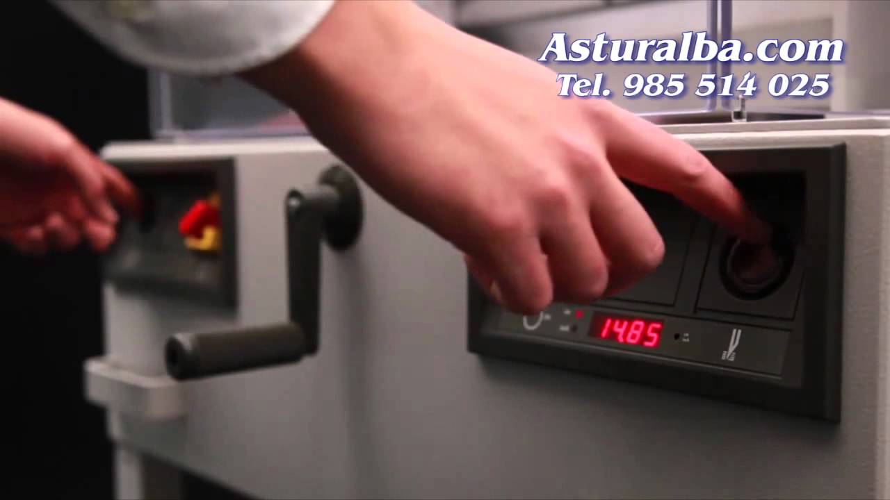 Guillotinas automáticas y programables programables IDEAL 4850 4855 4860 5255 6655 6660 - Asturalba