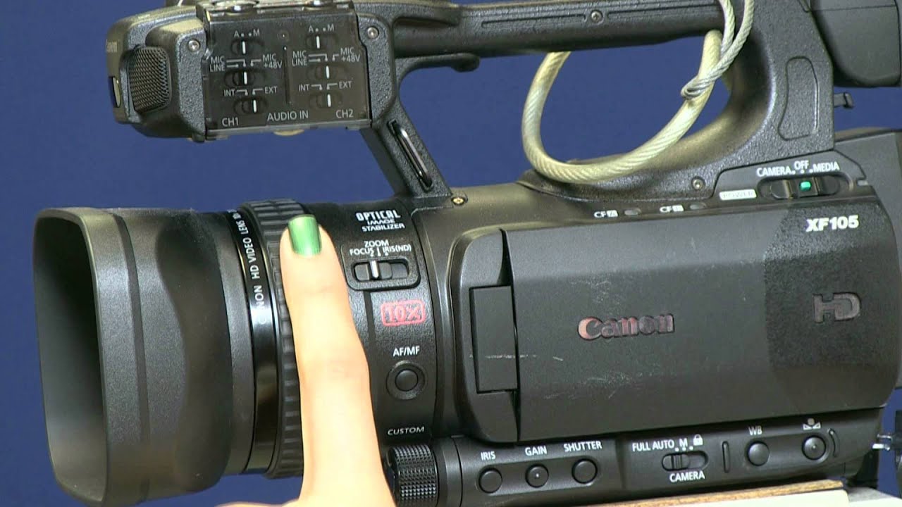 Tutorial 1 - How to use the Canon XF 105 Camera