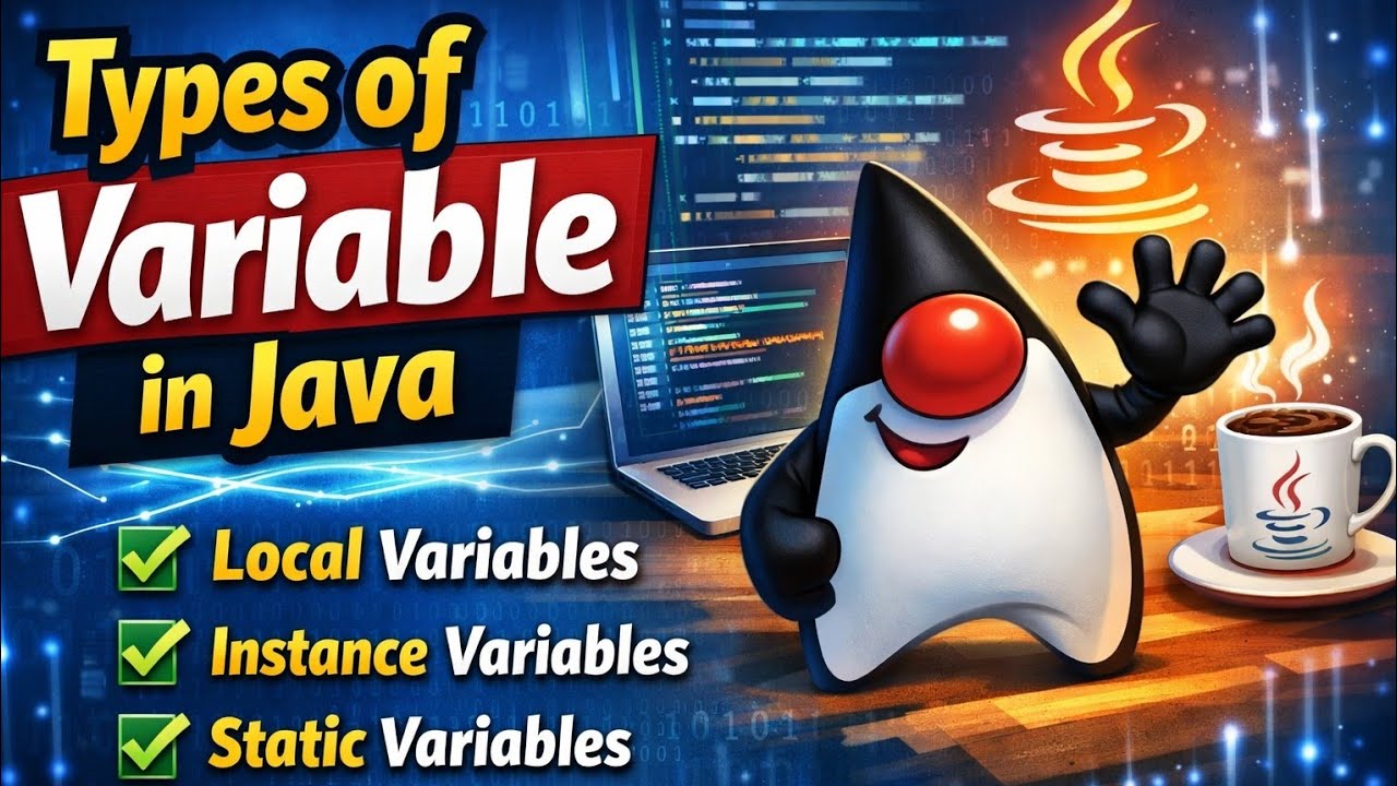 Types of Variables in java Part-4  #programming #javavariables #javaprogramming #codingforbeginners