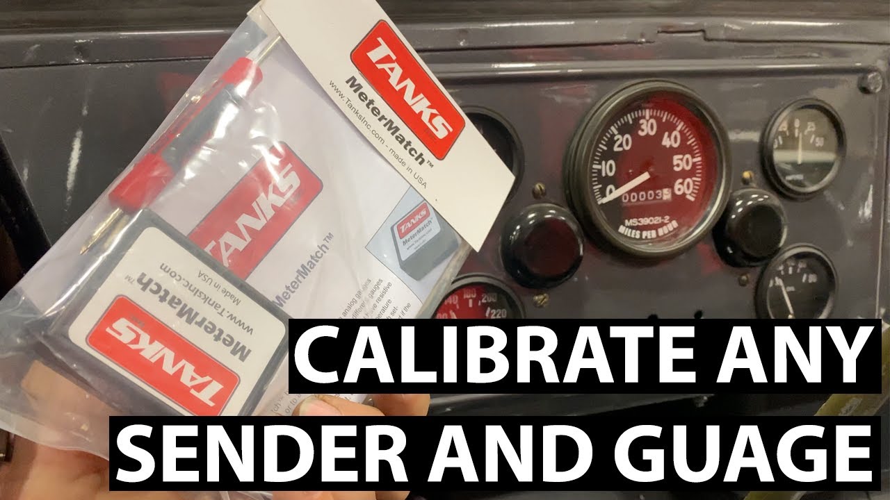 Заставить работать несоответствующие датчик и указатель уровня топлива с помощью функции Meter Match