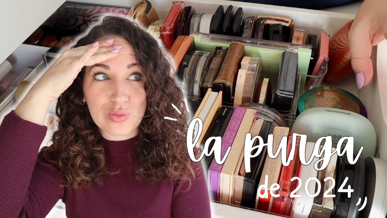 🔥La PURGA de 2024🔥 | Decluttering de toda mi colección de maquillaje💄