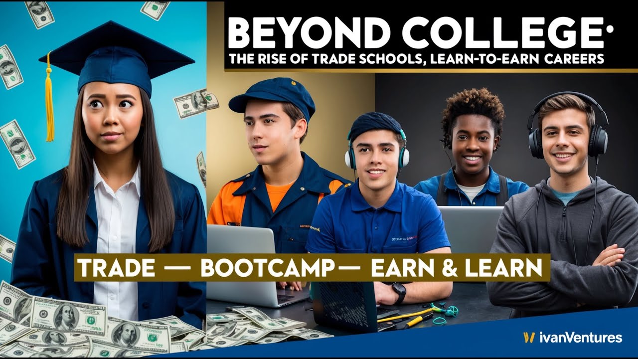 Episode#15 “Beyond College: The Rise of Trade Schools, Bootcamps & Learn-to-Earn Careers (2025)