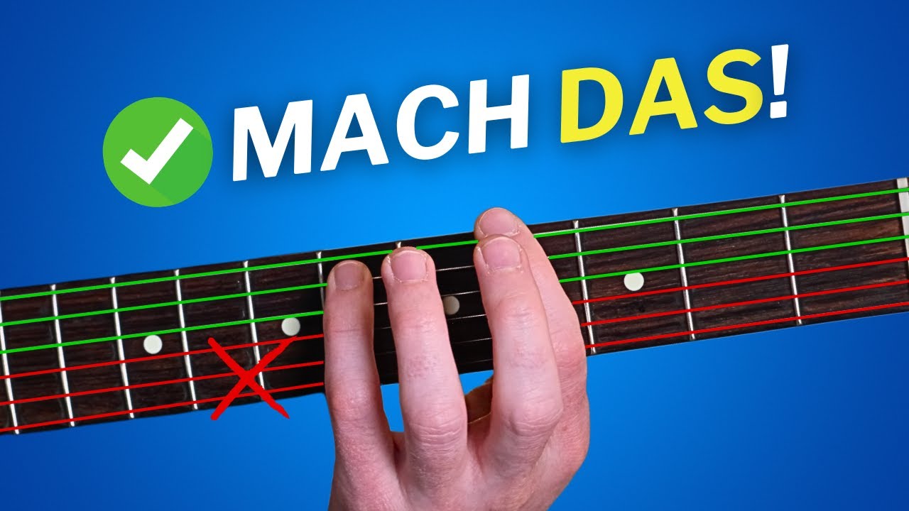 Die besten Rhythmus-Gitarristen schwören auf diesen Trick!