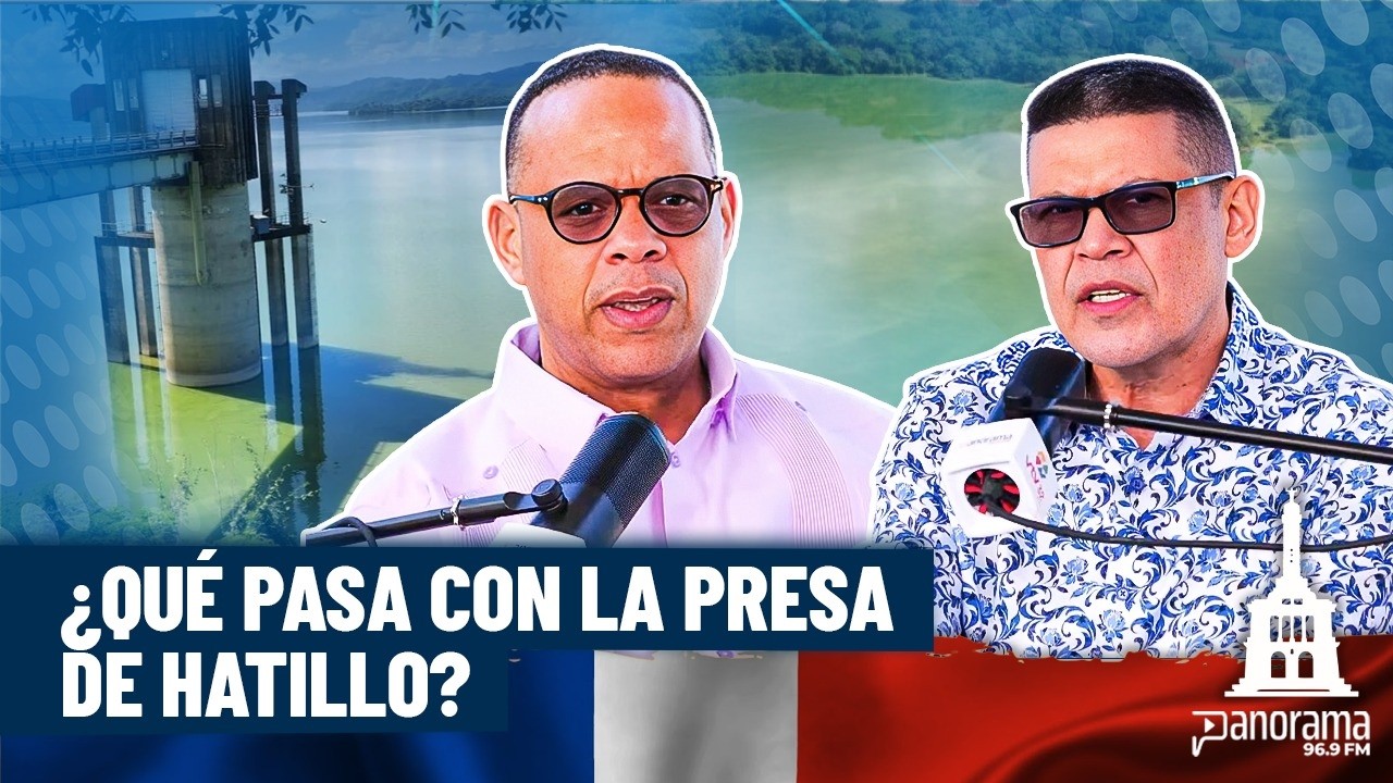 Alfredo de la Cruz y Ricardo Nieves hablan de las aguas verdes en la presa de Hatillo