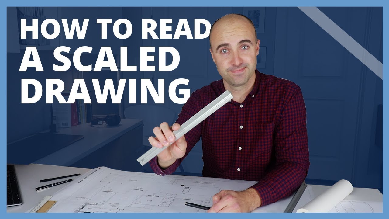 How to use a scale to read an architectural drawing
