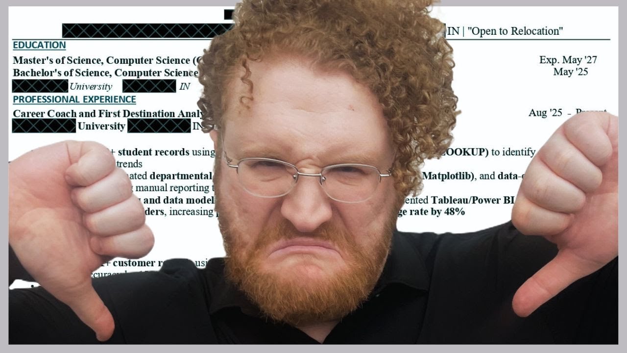 Everything is WRONG In This Resume, Don't Be Like This Jobseeker | Recruiter Reviews Resume