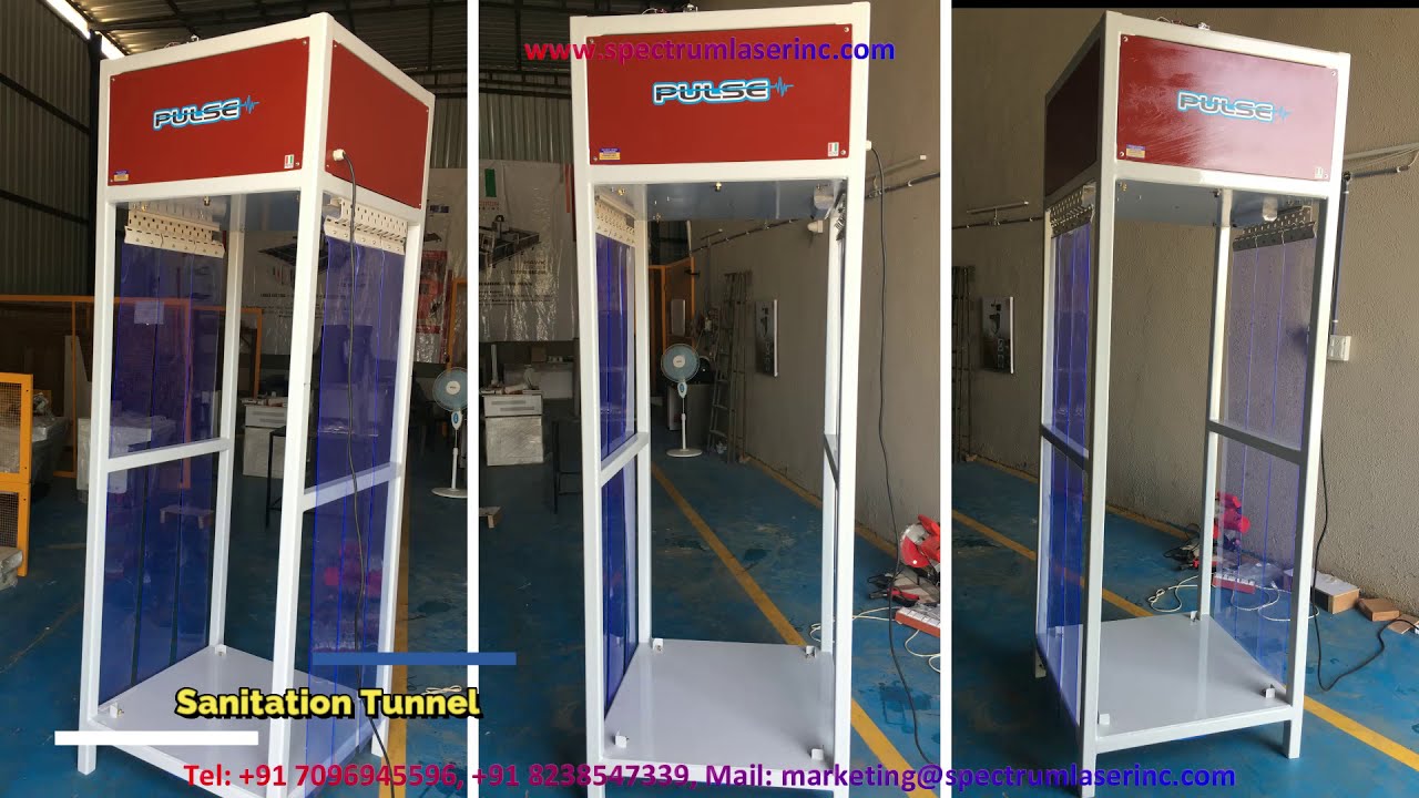 Sanitation Tunnel Video - SPECTRUM LASER INC. #sanitizertunnel , #MakeInIndia