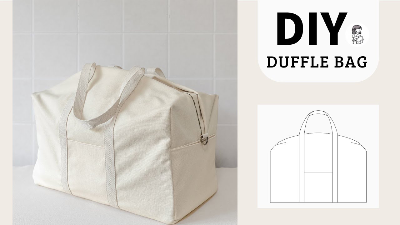 DIY Duffel Bag | DIY Спортивная Сумка | Сверхбольшая Прямоугольная Дорожная Сумка