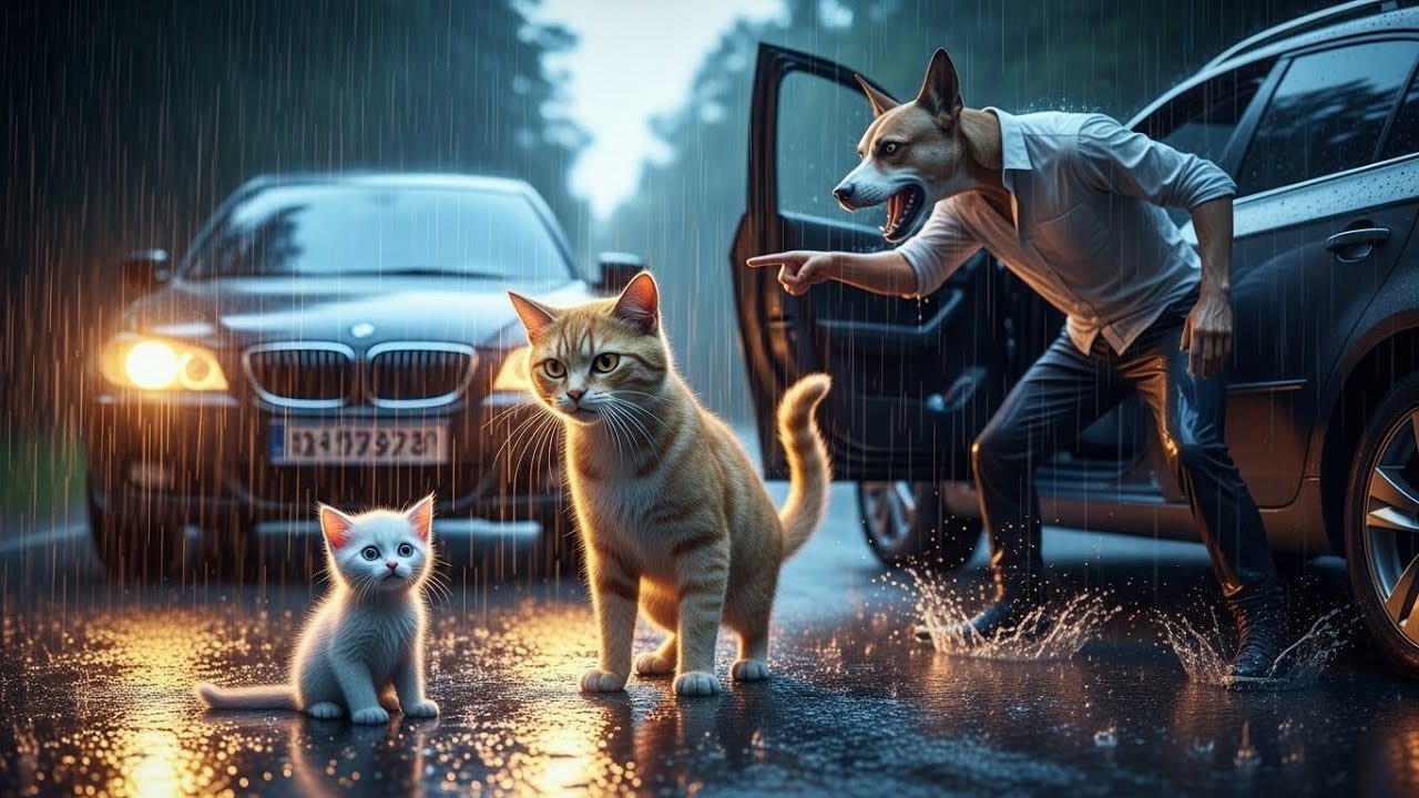Mama Cat Trims Fur on the Farm and Makes Tiger Hat For Kittens At Home🐾🎩🐯