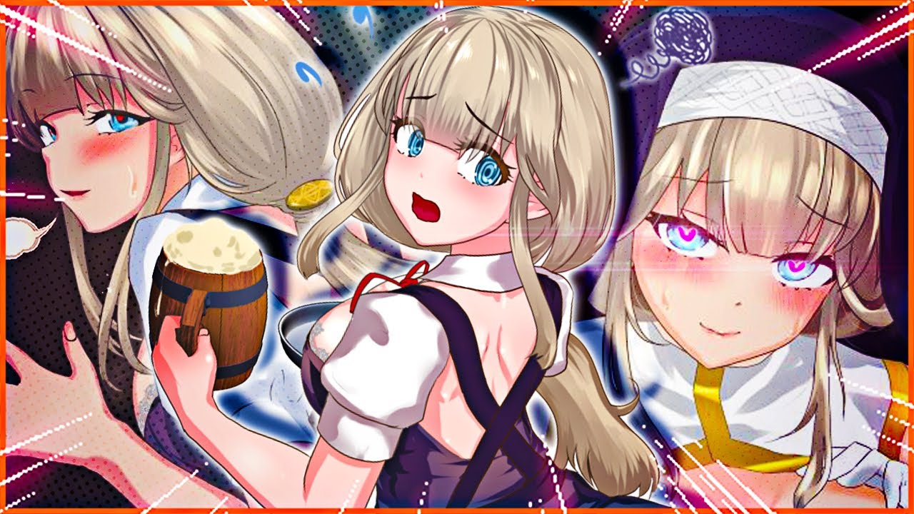 The Innocent Priestess was Corrupted by Debt - Saint Sasha and the Scarlet Demon's Stone Gameplay