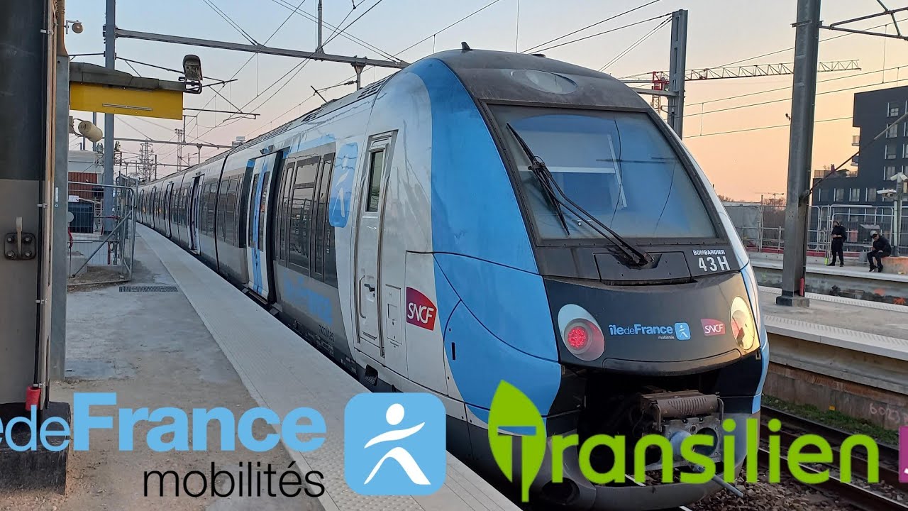 (Transilien IDFM) Spot long de Automotrice, TGV,TER a Saint-Denis