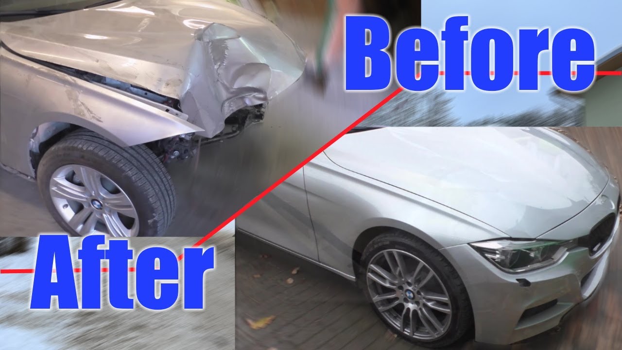 Rebuilding a salvage BMW F30 in 15 minutes