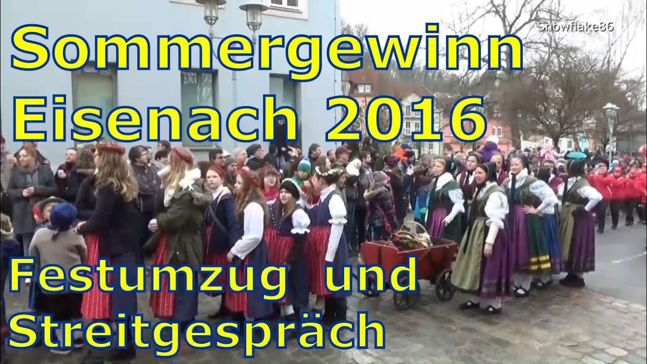 Sommergewinn Eisenach 2016 | Festumzug & Streitgespräch | 120 Jahre Fahrzeugbau in Eisenach