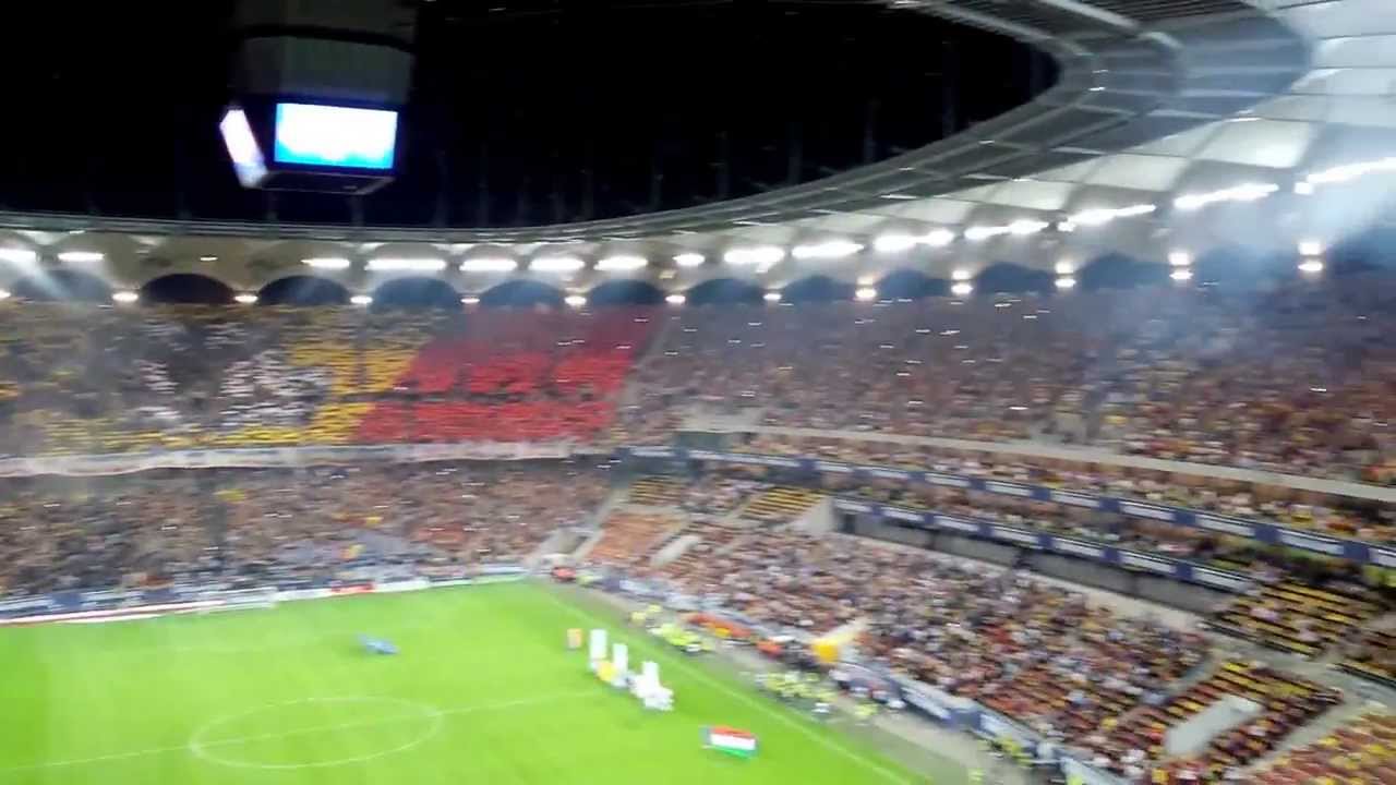 Imnul national - Desteapta-te Romane! - Romania Ungaria 2013
