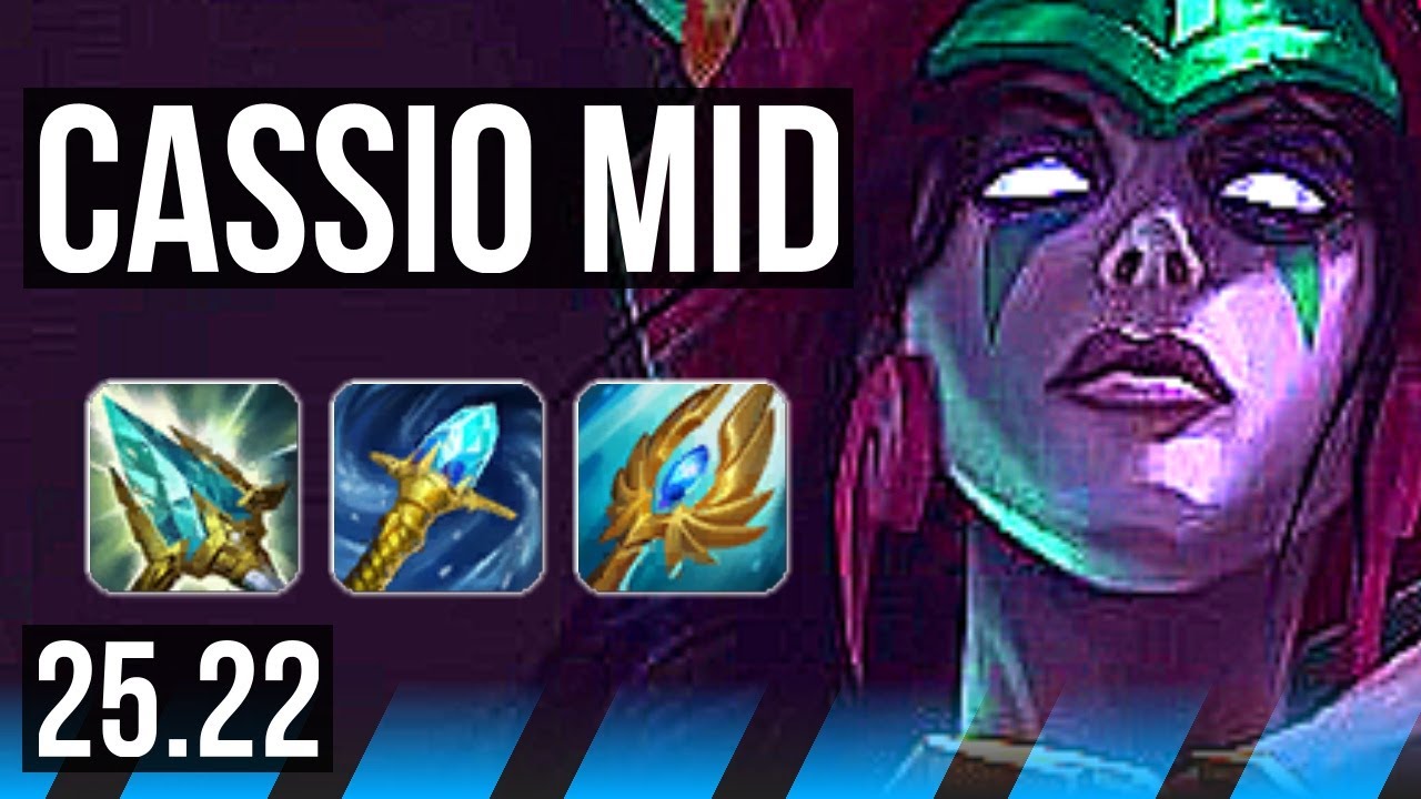 CASSIOPEIA vs FIZZ (MID) | 8/3/9 | EUW Diamond | 25.22