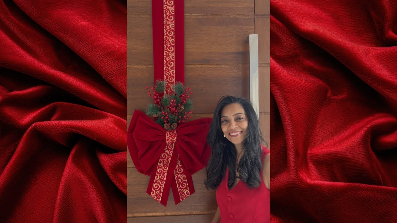 “AULA ESPECIAL DE NATAL” Você quer aprender a fazer um lindo escapulário de porta? Venha comigo!!