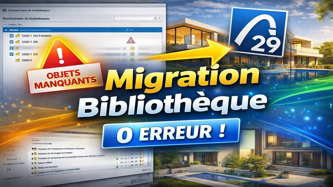 Comment migrer la bibliothèque Archicad 29 facilement | Pas à pas