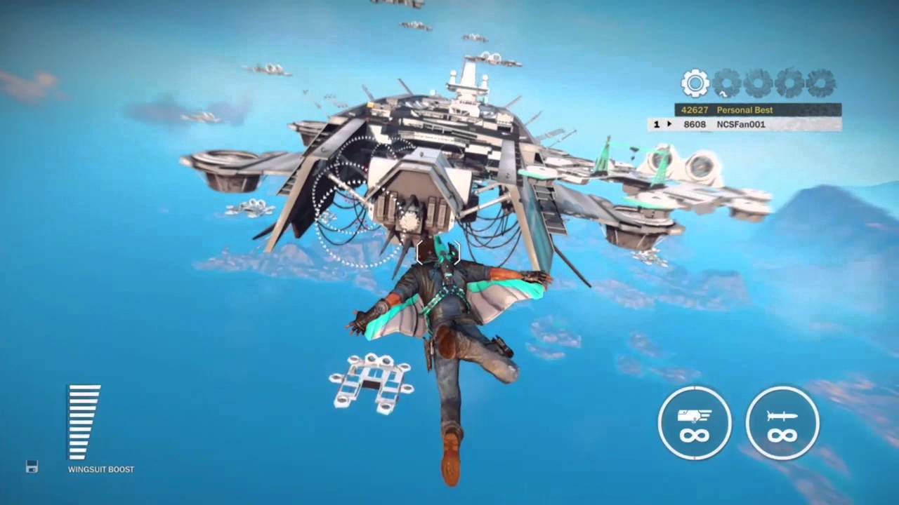 Just Cause 3: A True Master trophy guide (5 gears in all Sky Fortress challenges)